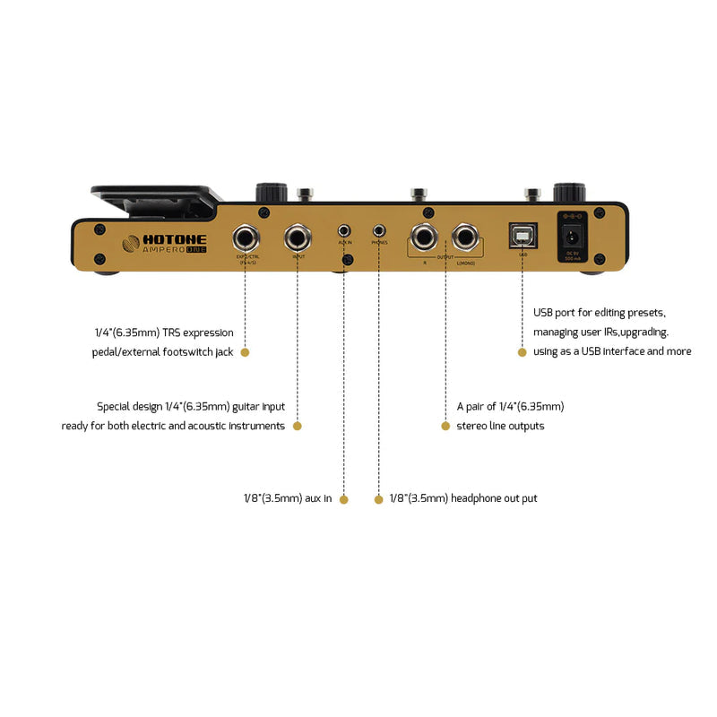 Hotone Ampero 1 Guitar Effects Processor
