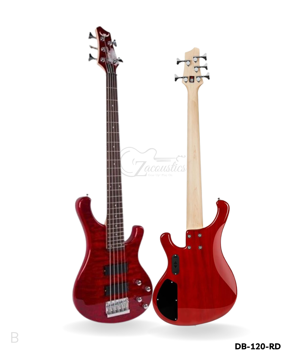 DB-120 Active Bass Guitar Red