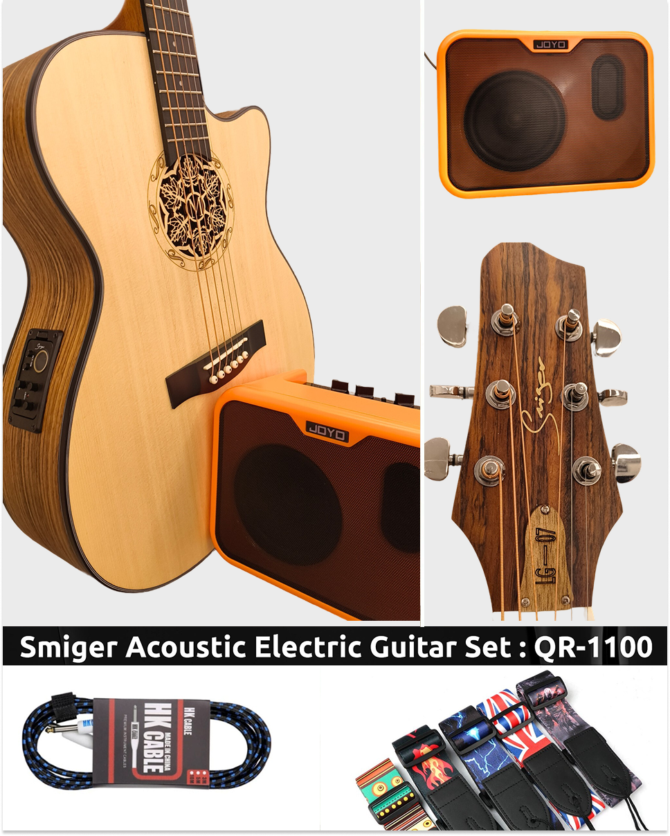 LG-07 EQ Acoustic Electric Guitar FullSet