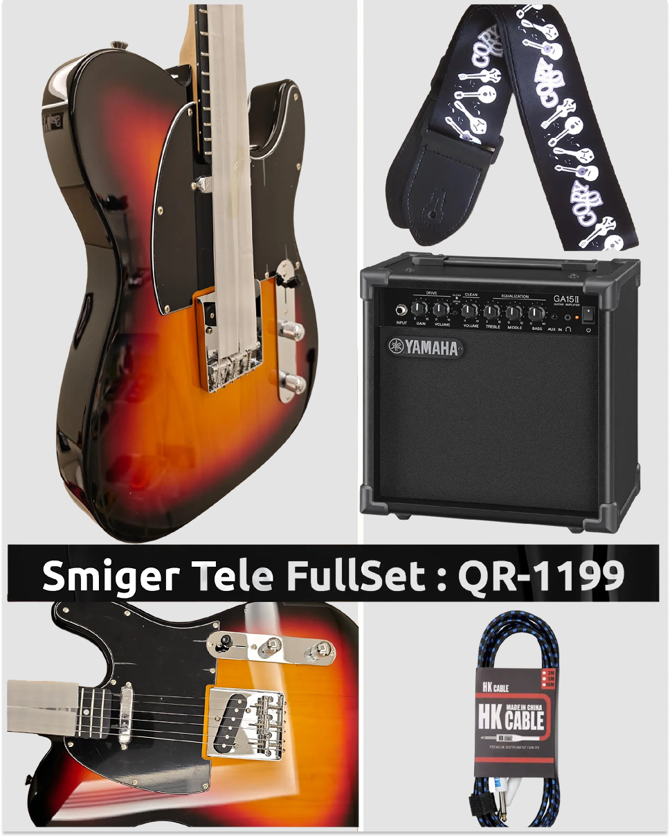 S-g17 Telecaster Guitar & Amp FullSet