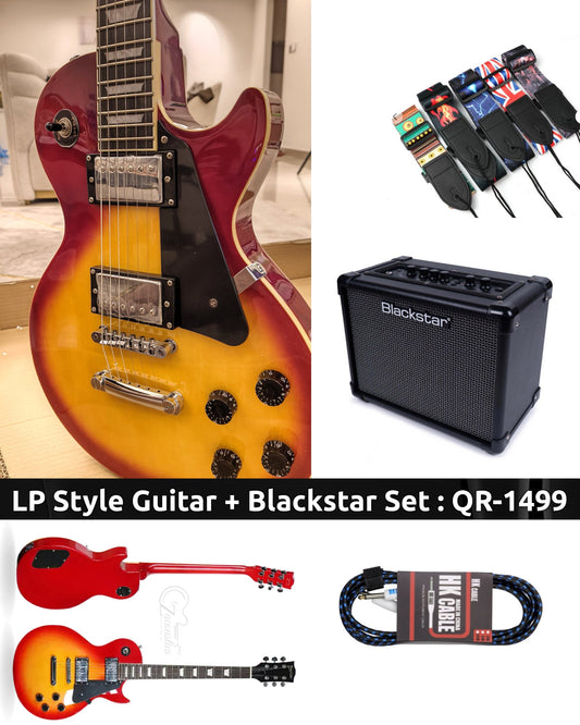 LP-Style Guitar & Blackstar Amp FullSet