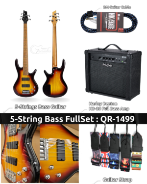 DualTone 5-Strings Bass Guitar & Amp FullSet