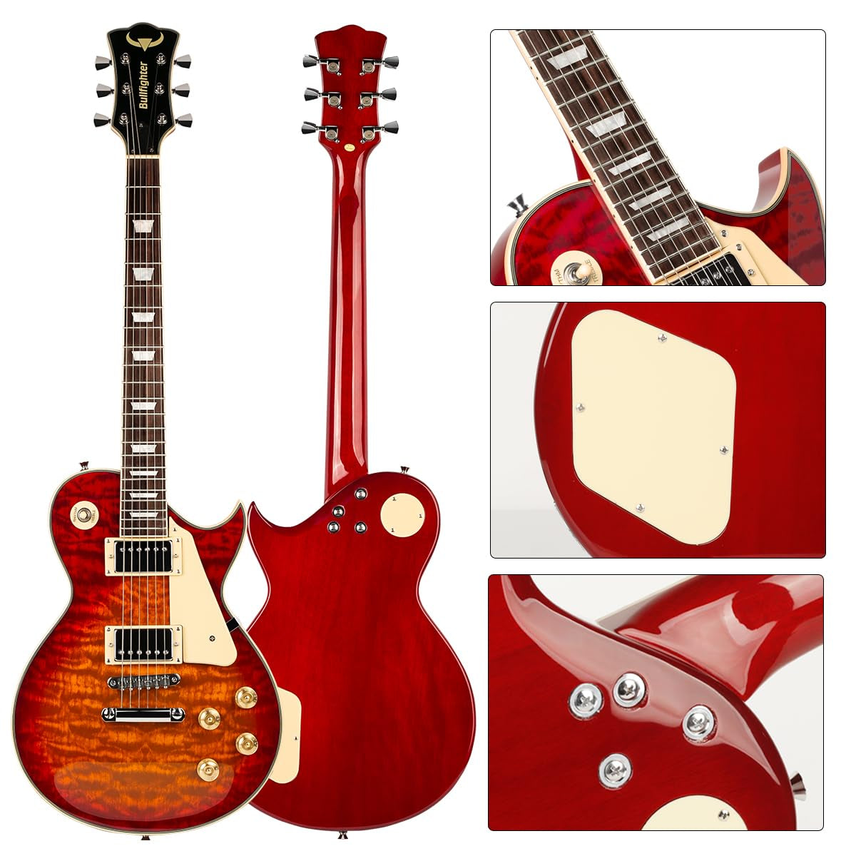 LP-100 Classic LP Electric Guitar - Image 6